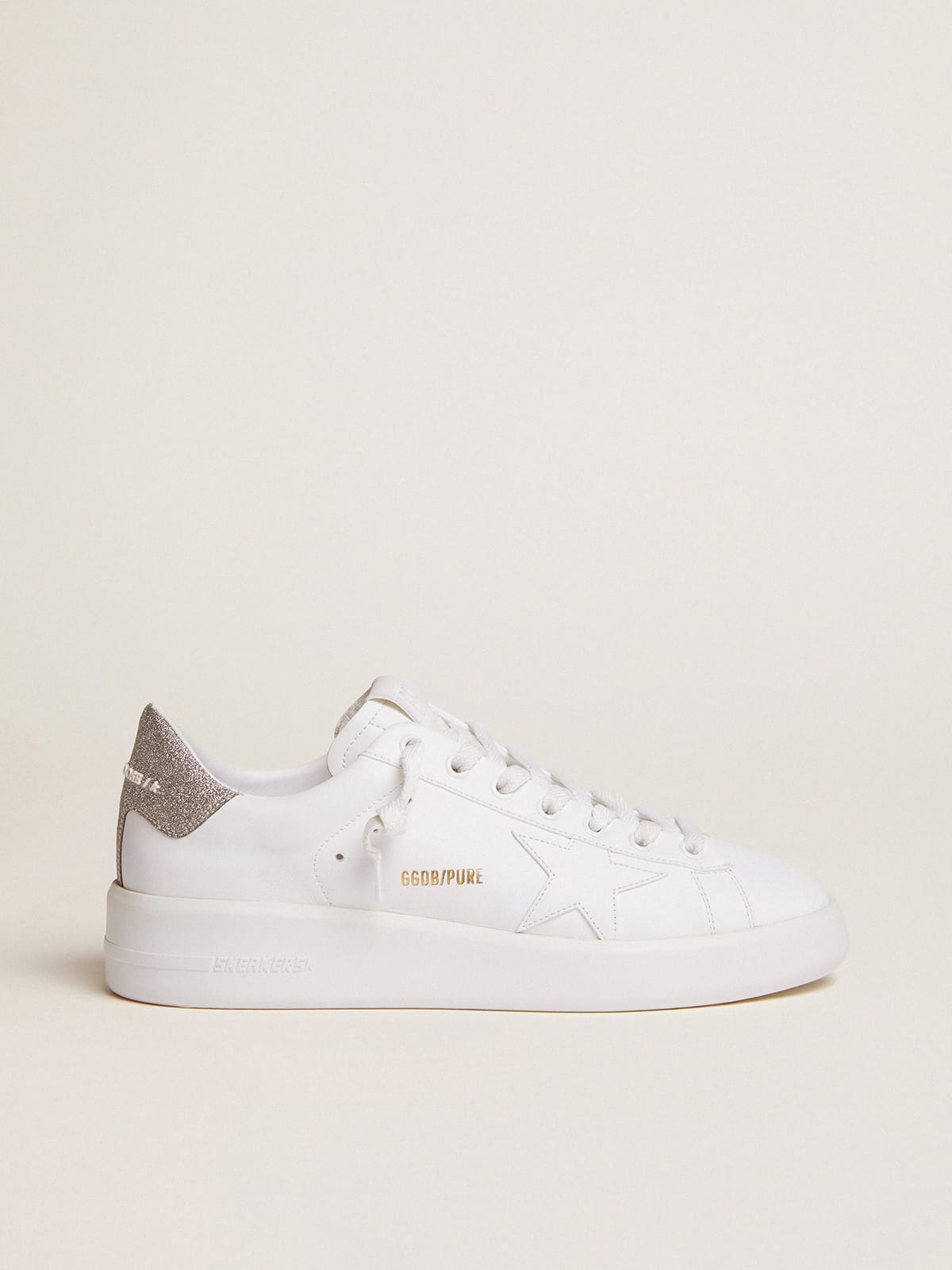 Golden Goose Women’s Purestar Sneakers With Glittery Silver Heel Tab - Mind Türkiye
