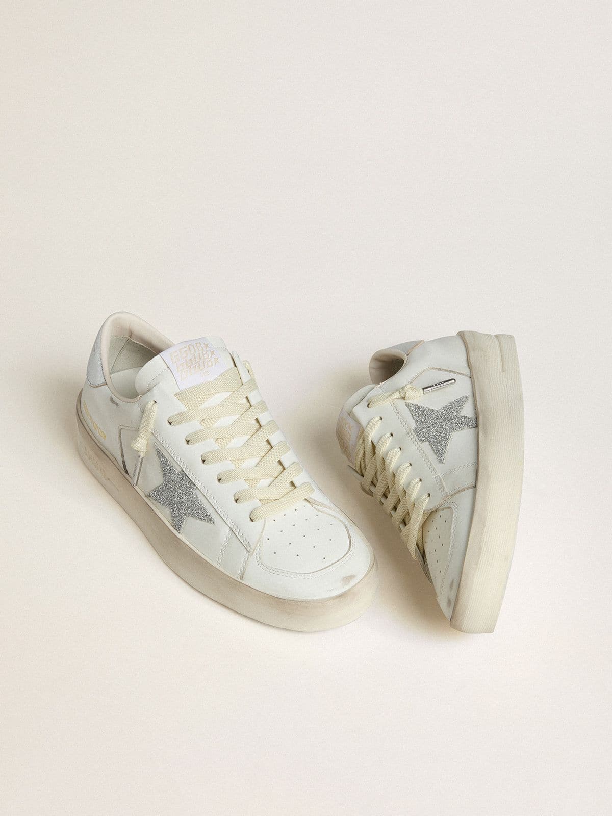 Golden Goose Women’s Stardan LTD With Swarovski Crystal Star And Metallic Leather Heel Tab - Mind Türkiye