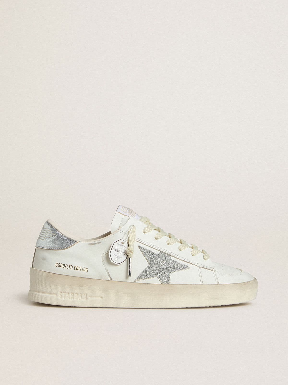 Golden Goose Women’s Stardan LTD With Swarovski Crystal Star And Metallic Leather Heel Tab - Mind Türkiye