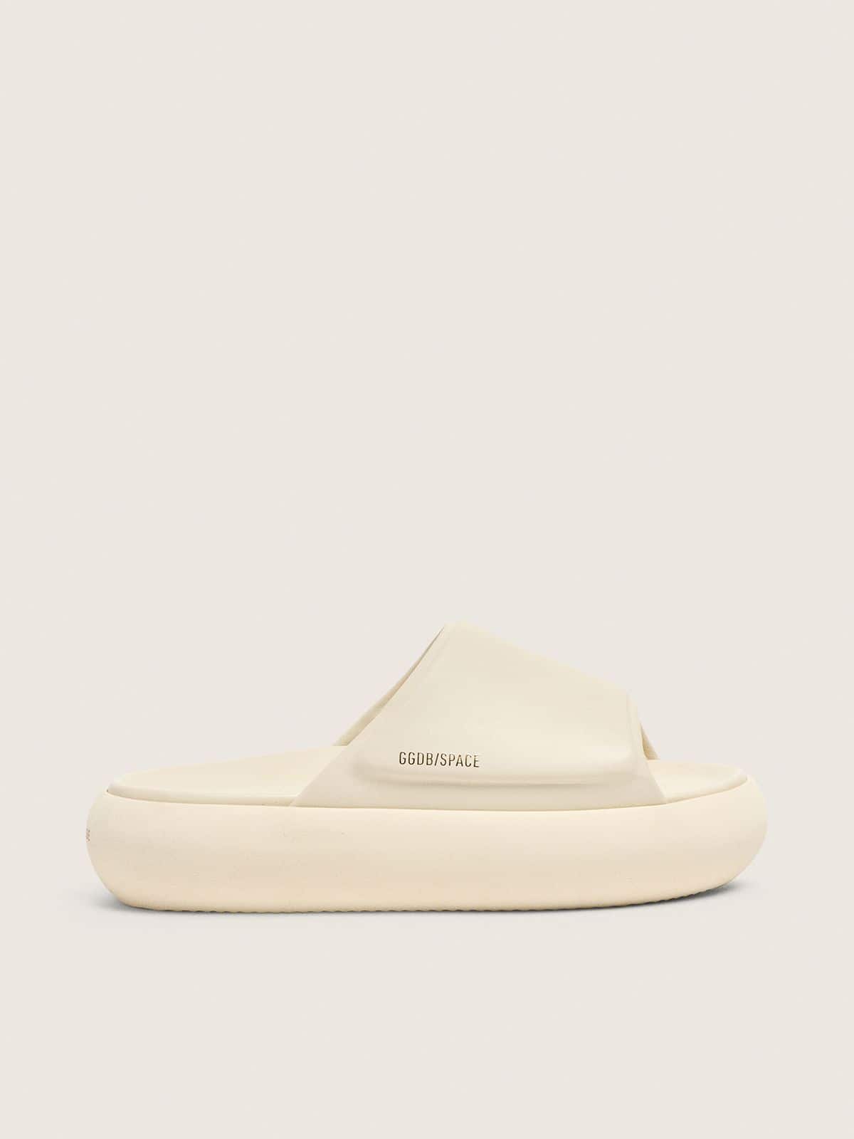 Golden Goose Women’S Space-Star Slip-Ons In White Leather - Mind Türkiye