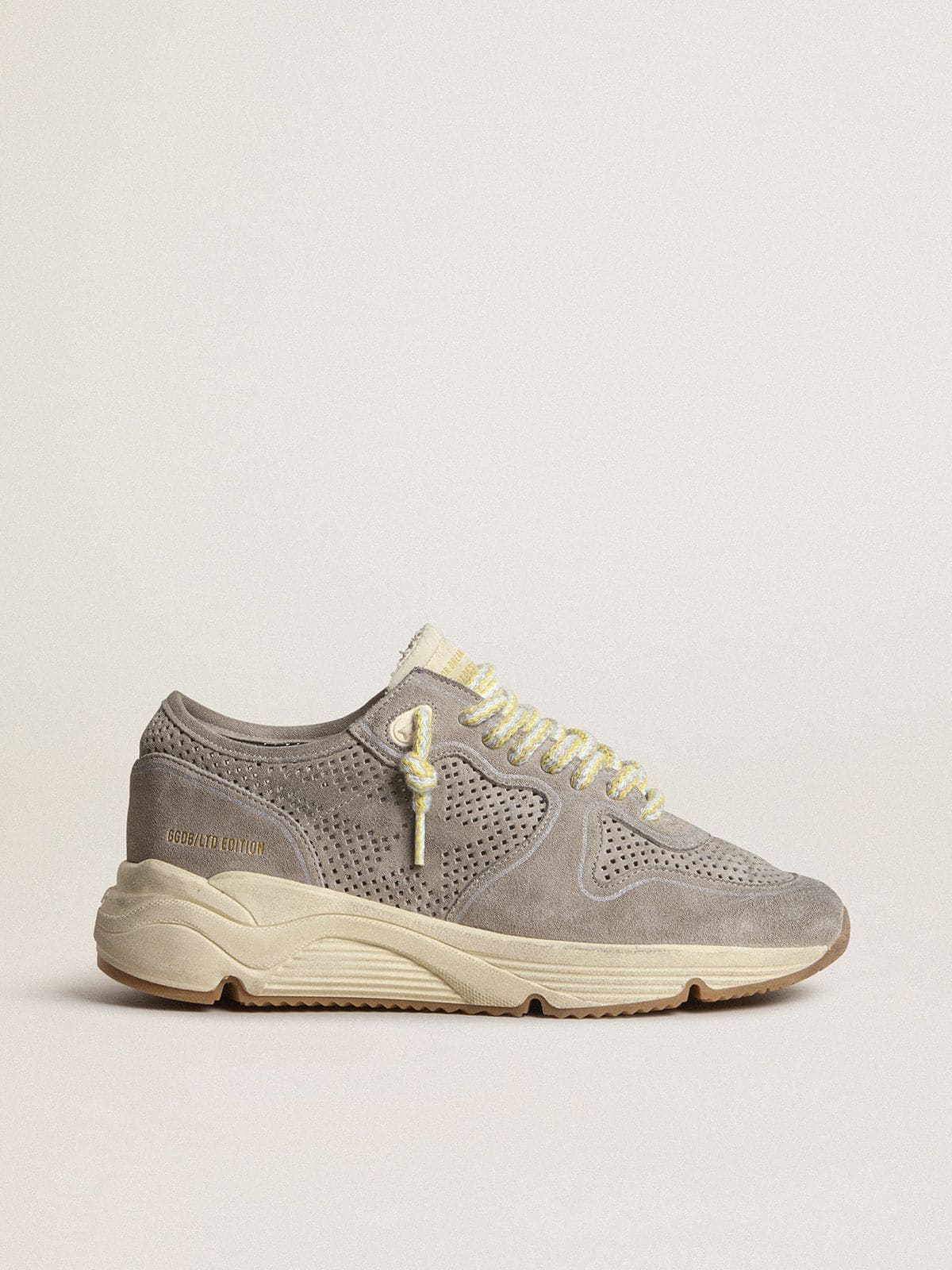 Golden Goose Women’s Running Sole In Gray Suede With Gray Suede Star And Heel Tab - Mind Türkiye