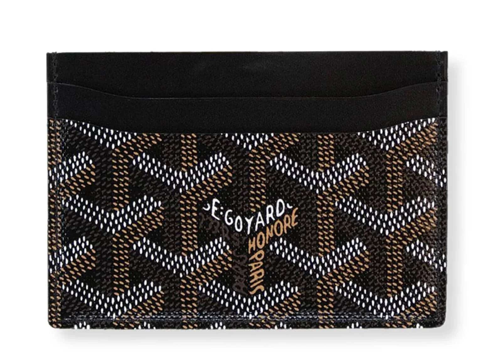 Goyard Saint Sulpice Black Card Holder - Mind Türkiye