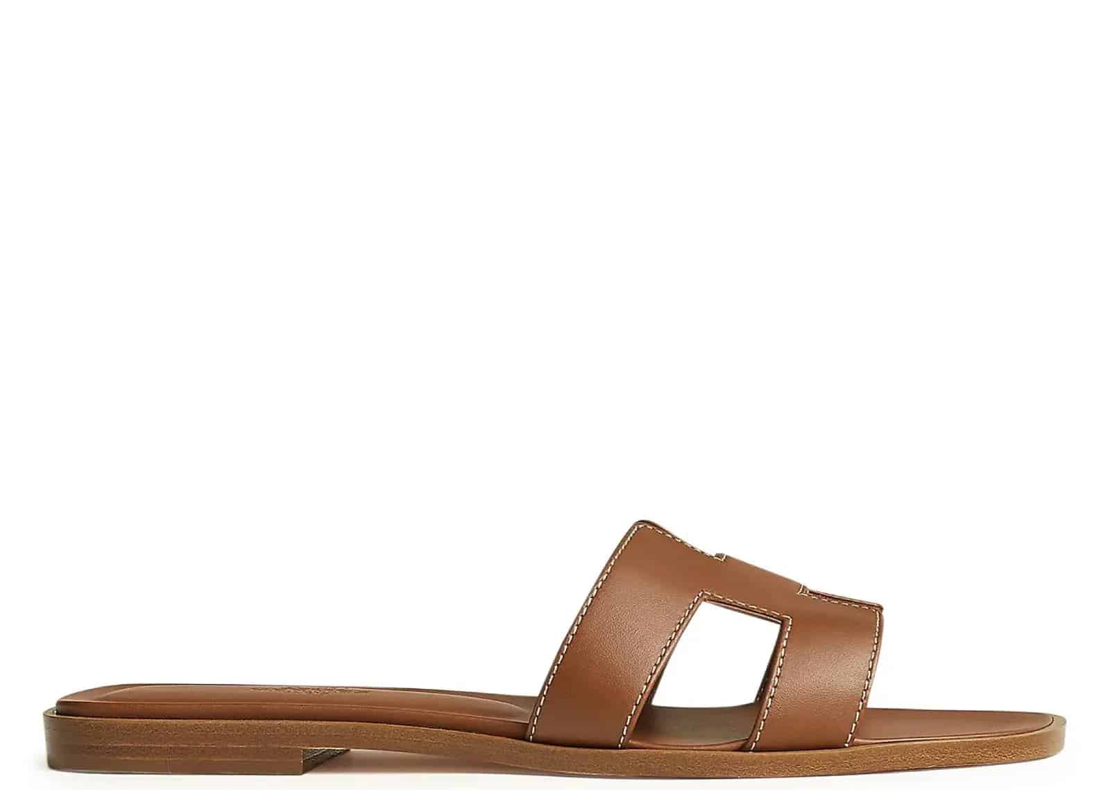 Hermes Oran Sandal Gold Box Calfskin Leather - Mind Türkiye
