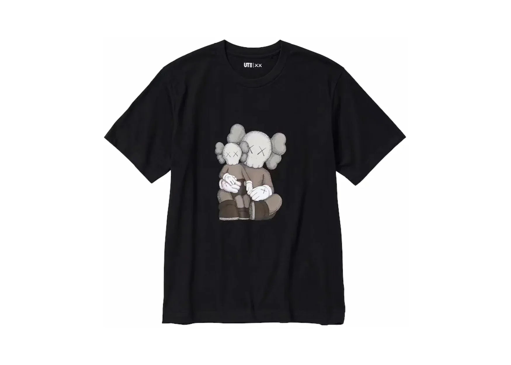 Kaws UT Short Sleeve Graphic T-shirt Black - Mind Türkiye