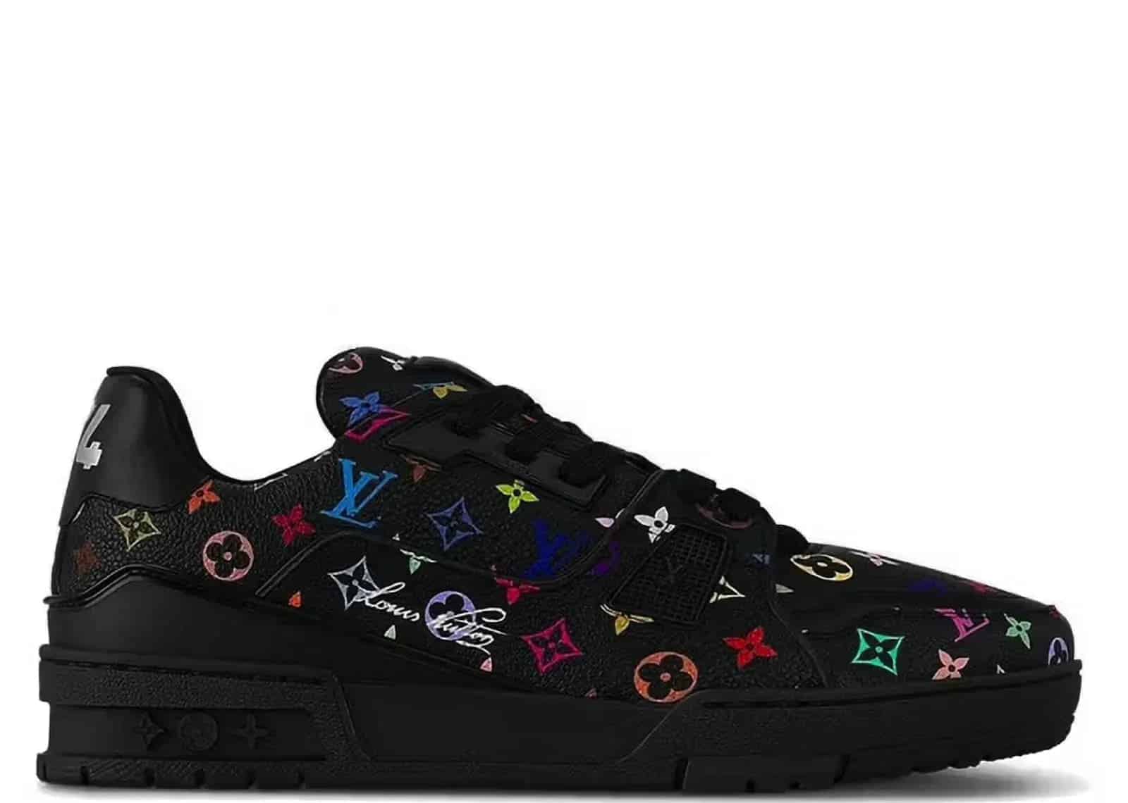 Louis Vuitton LV Trainer Takashi Murakami Black - Mind Türkiye