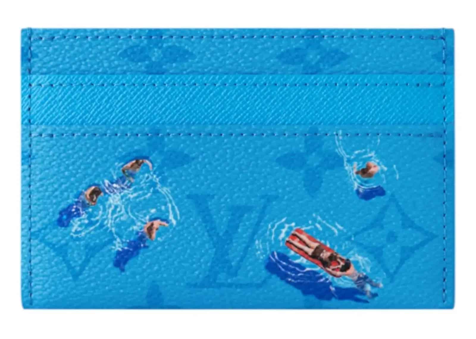 Louis Vuitton Pool Double Card Case Blue Lagoon - Mind Türkiye
