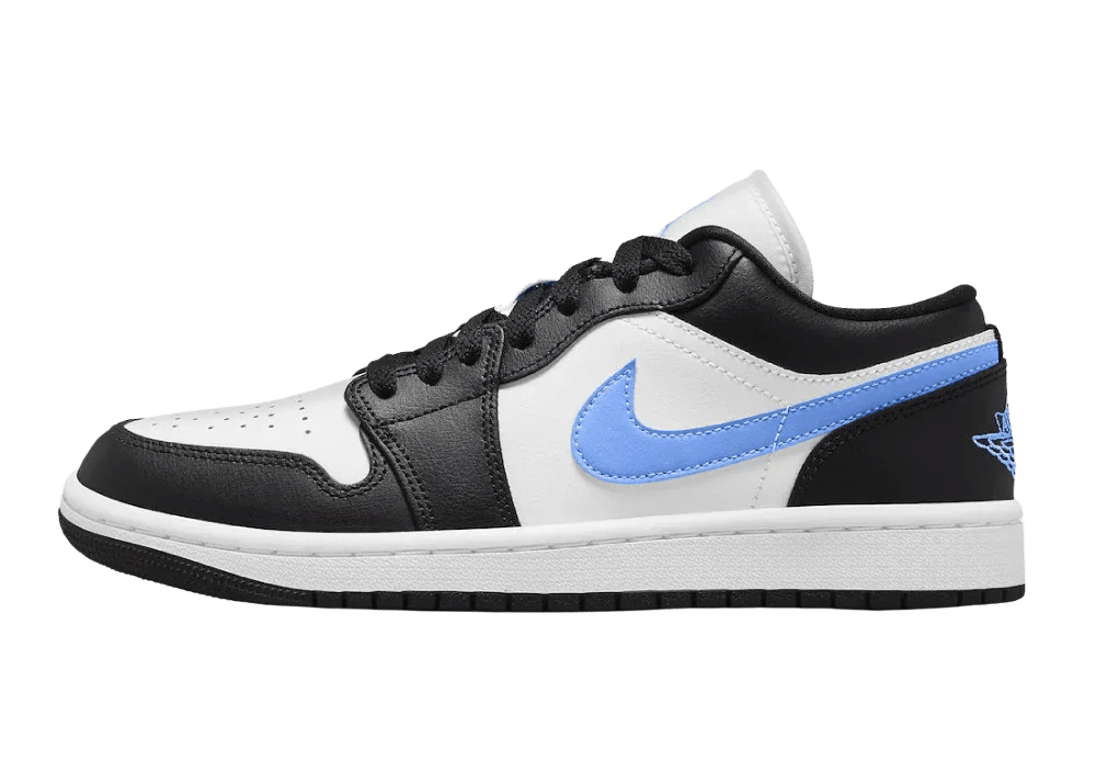 Nike Air Jordan 1 Low Black University Blue White (W) - Mind Türkiye