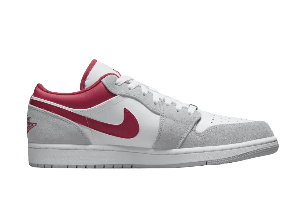 Nike Air Jordan 1 Low SE Light Smoke Grey Gym Red