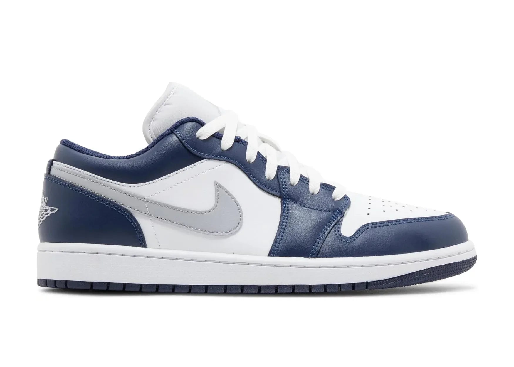 Nike Air Jordan 1 Low Wolf Grey Midnight Navy - Mind Türkiye