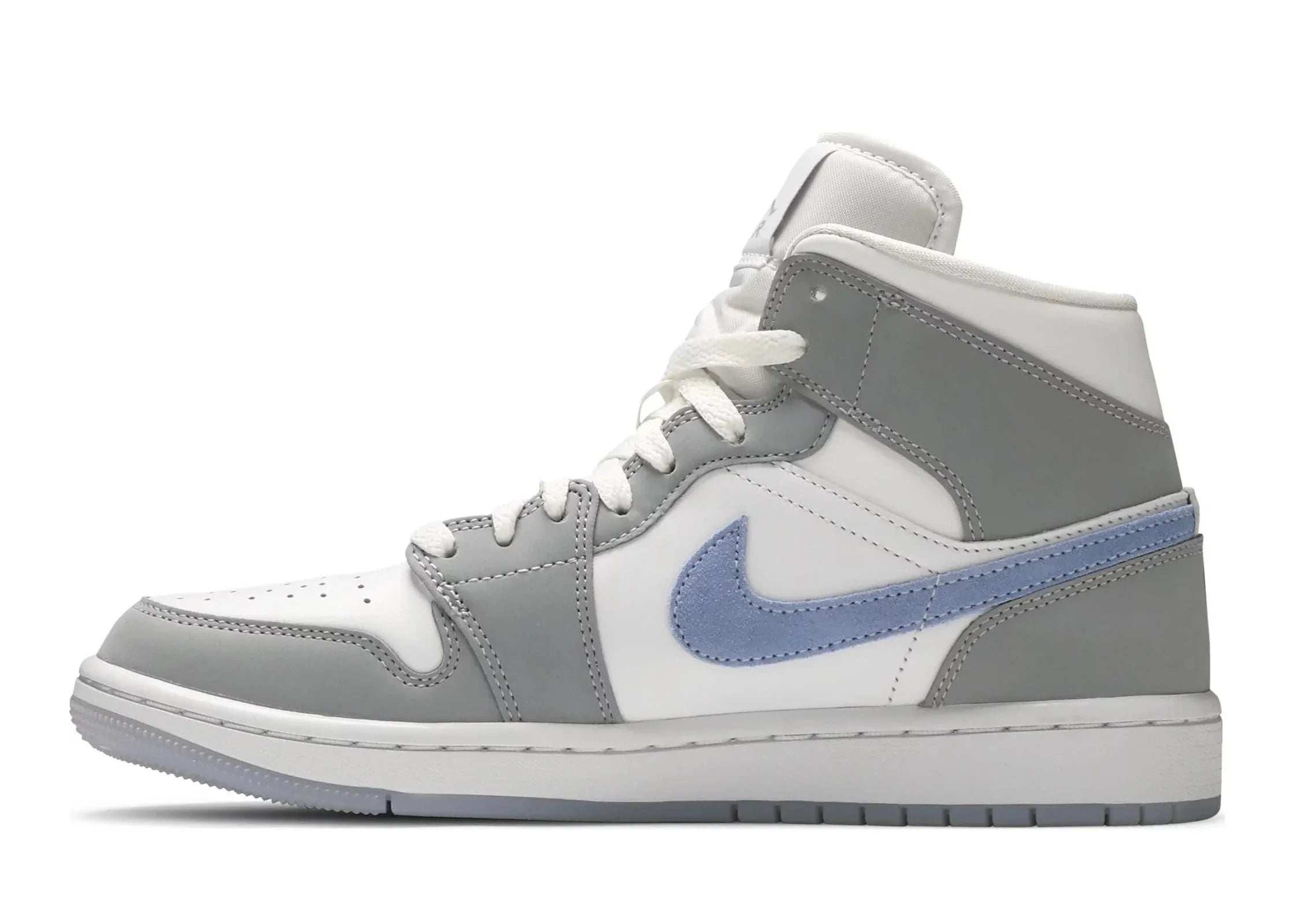 Nike Air Jordan 1 Mid Grey Blue (W) - Mind Türkiye