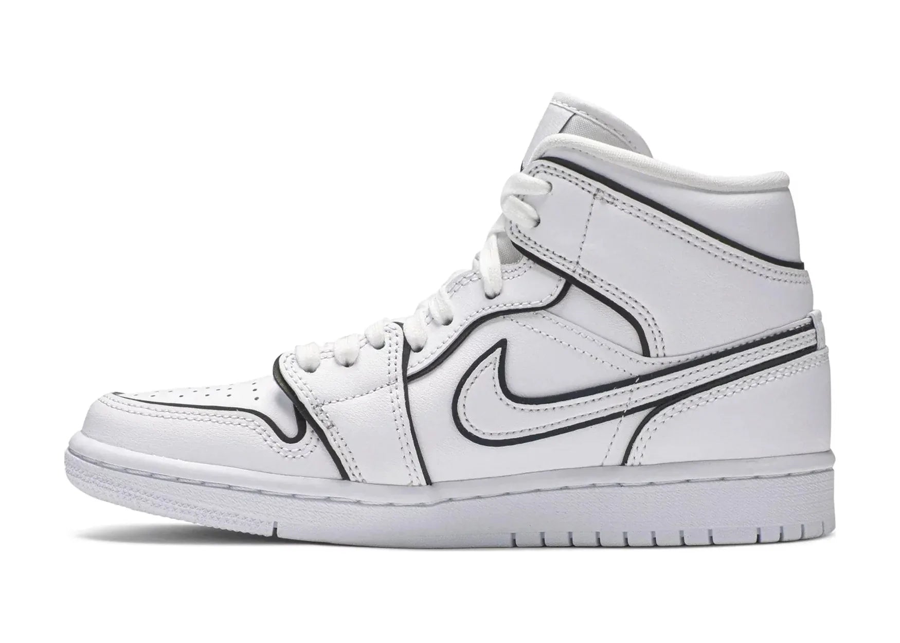 Nike Air Jordan 1 Mid Iridescent Reflective White (W) - Mind Türkiye