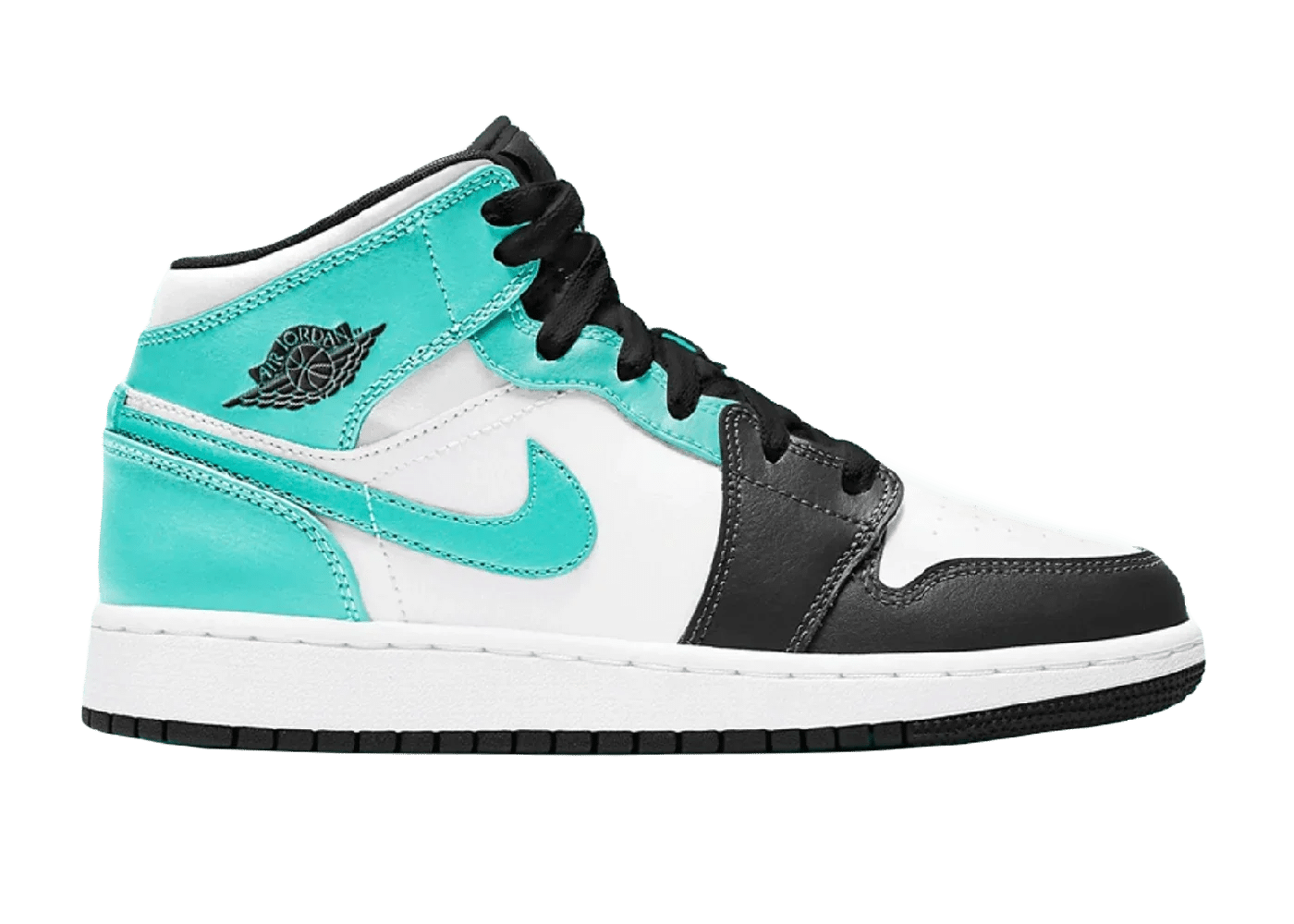 Nike Air Jordan 1 Mid Island Green (Igloo) (GS)