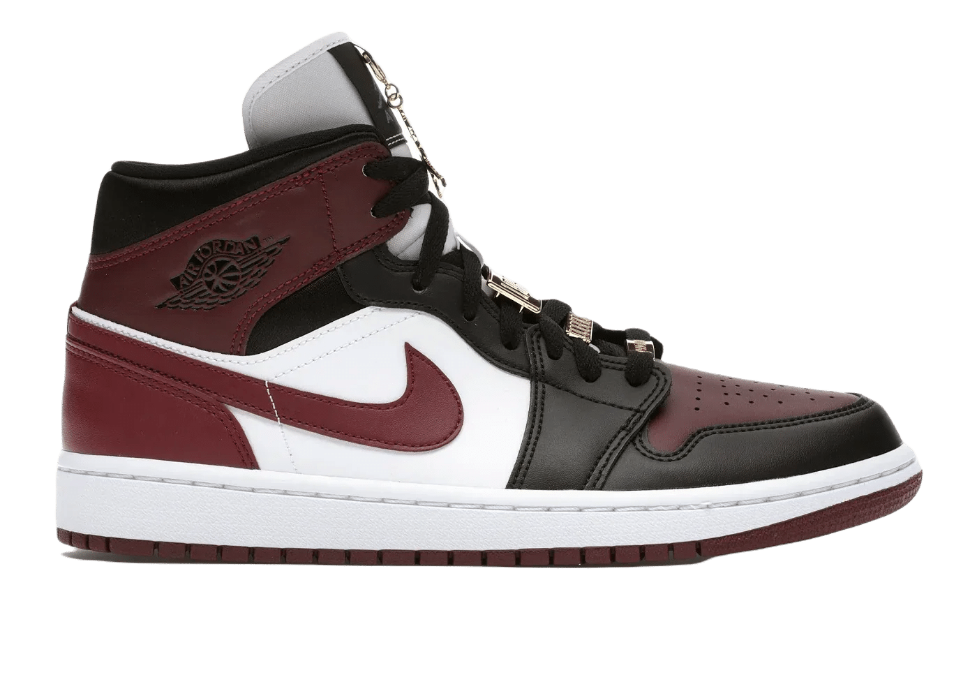 Nike Air Jordan 1 Mid SE Black Dark Beetroot (W)