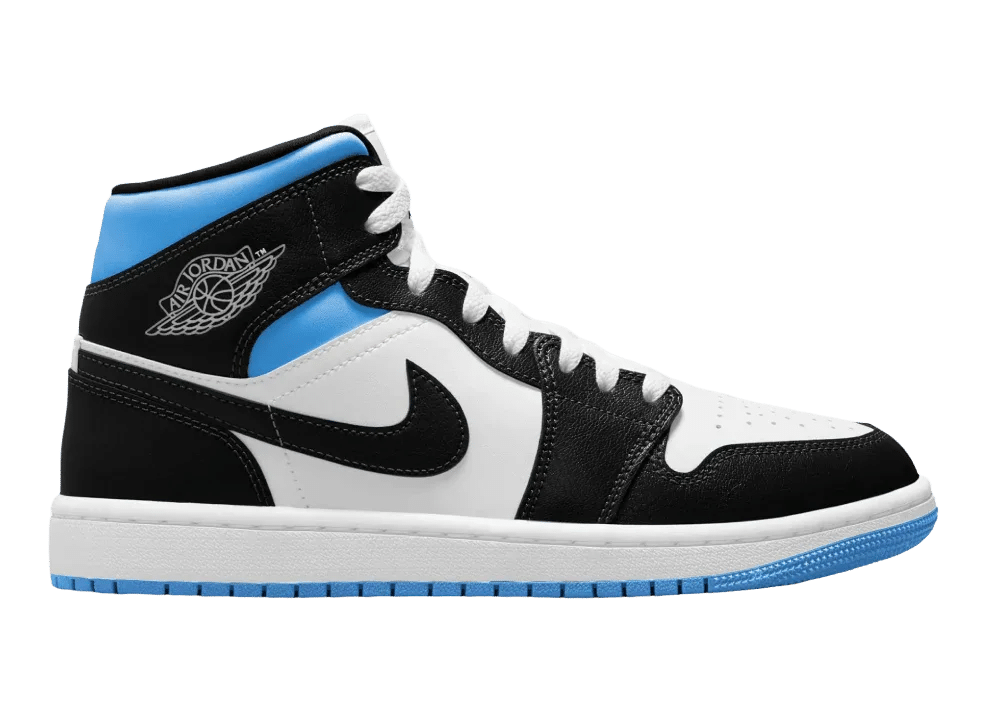 Nike Air Jordan 1 Mid University Black White (W) - Mind Türkiye