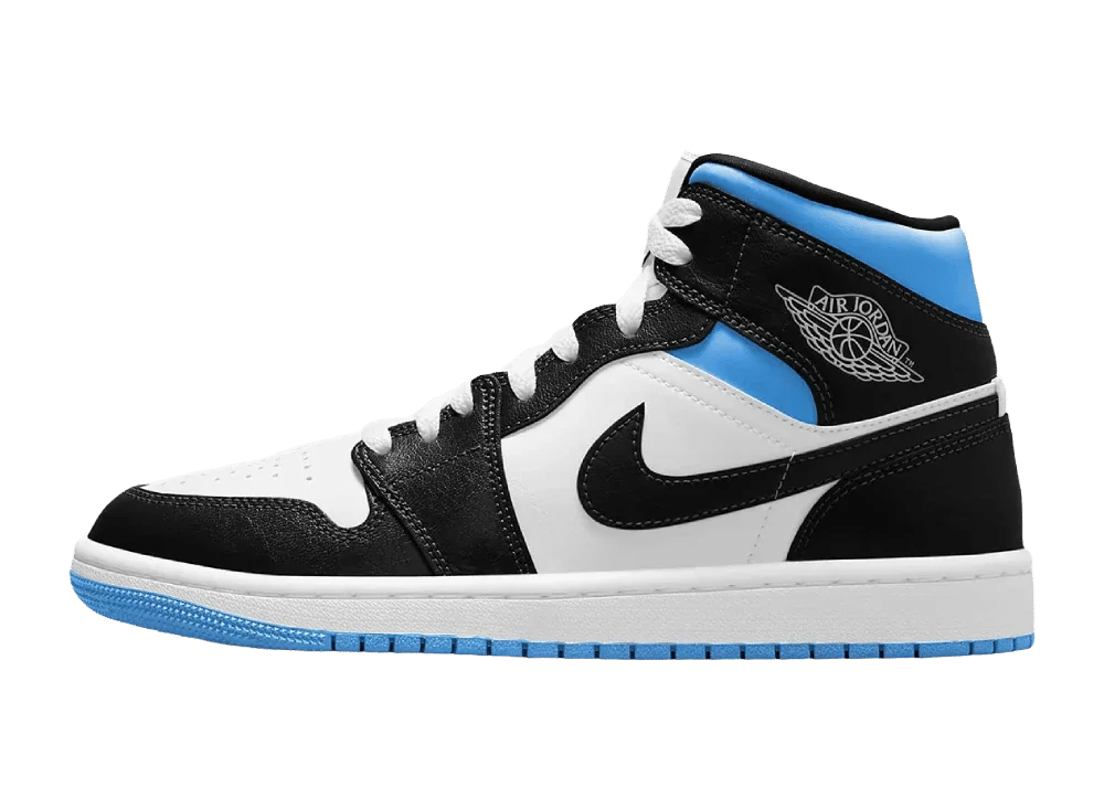 Nike Air Jordan 1 Mid University Black White (W) - Mind Türkiye