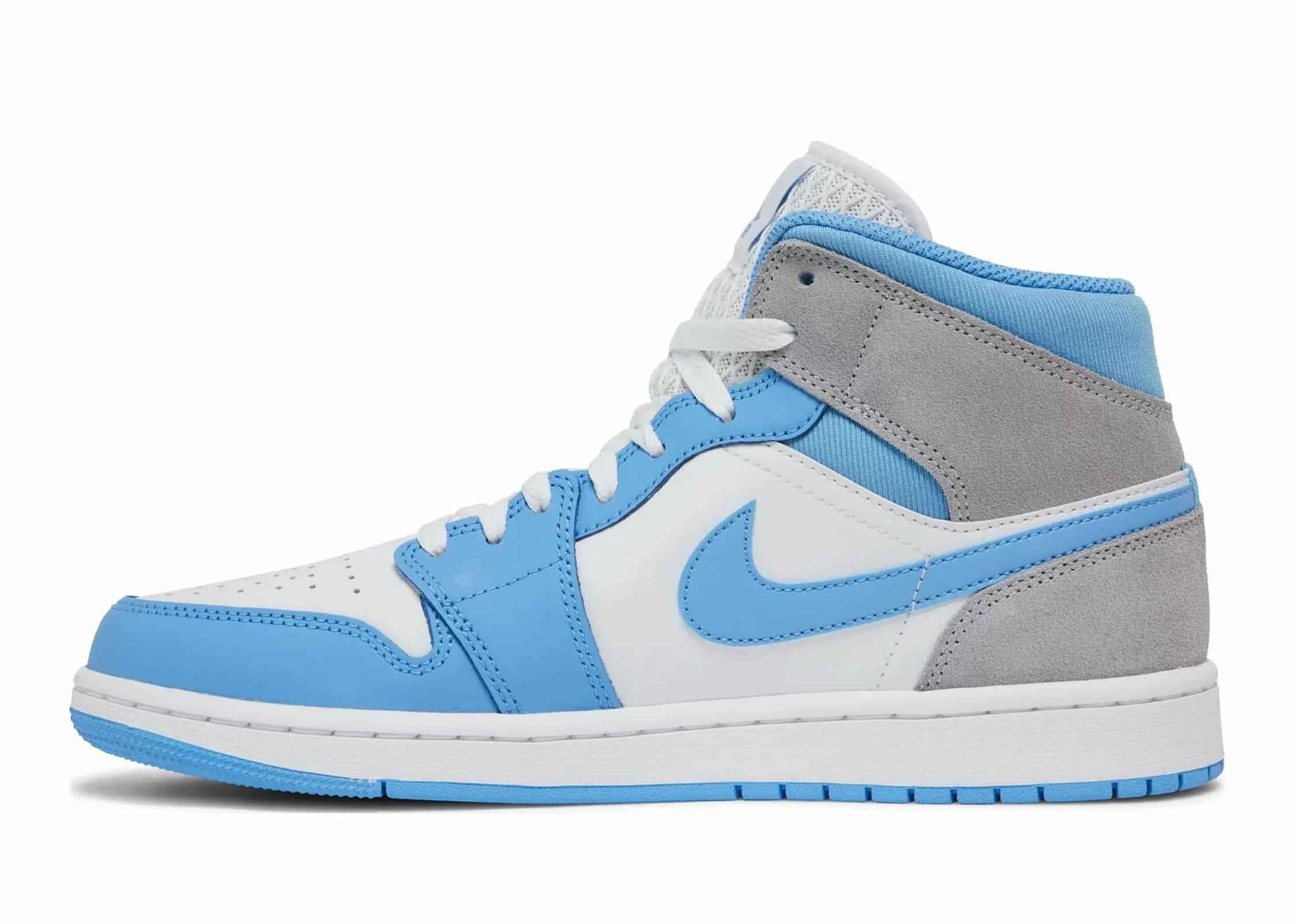 Nike Air Jordan 1 Mid University Blue Grey - Mind Türkiye