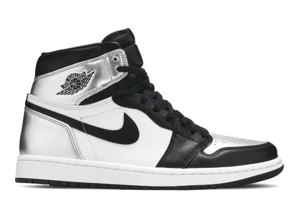 Nike Air Jordan 1 Retro High Silver Toe (W)