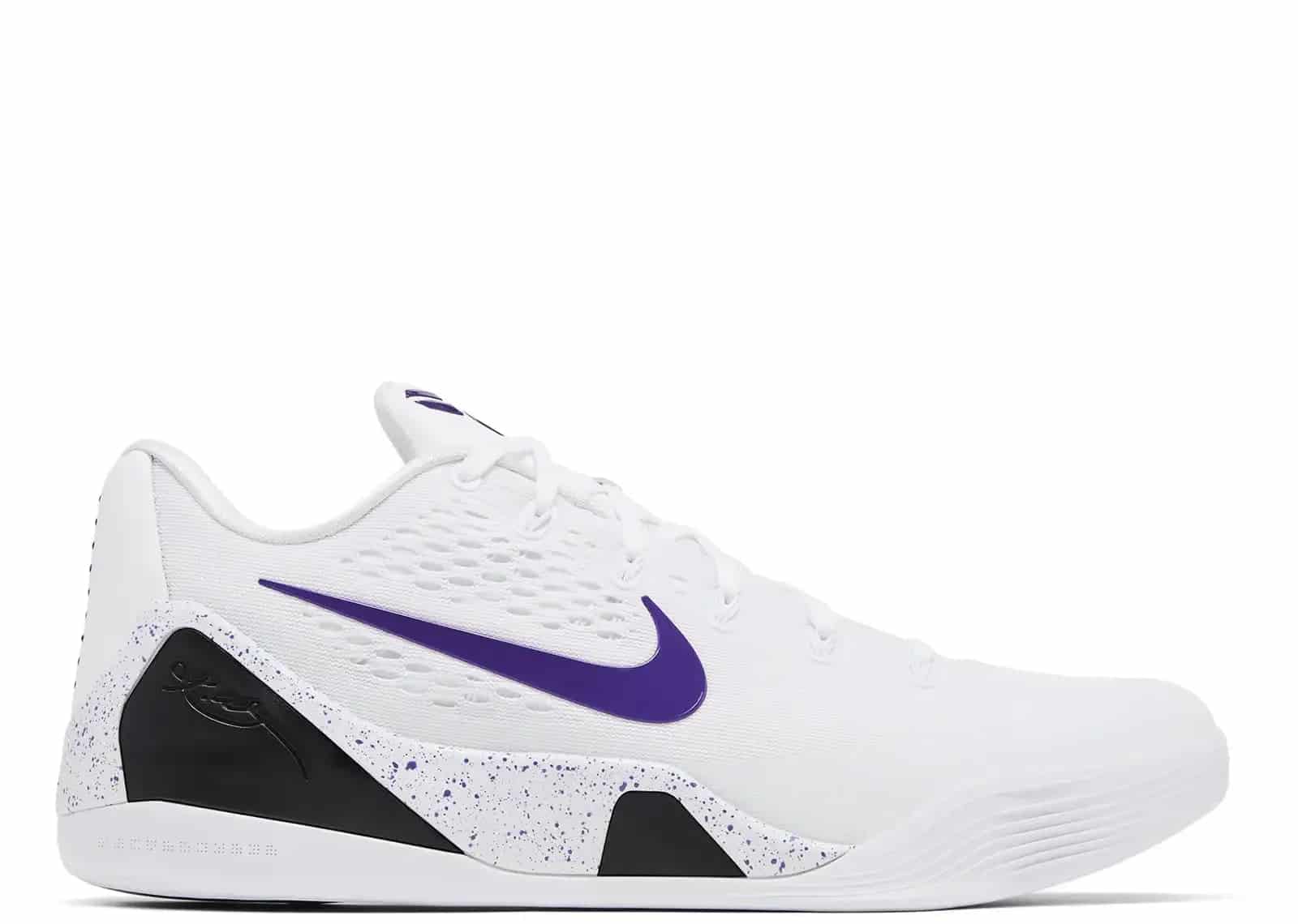 Nike Kobe 9 Elite Low EM Protro White Court Purple - Mind Türkiye