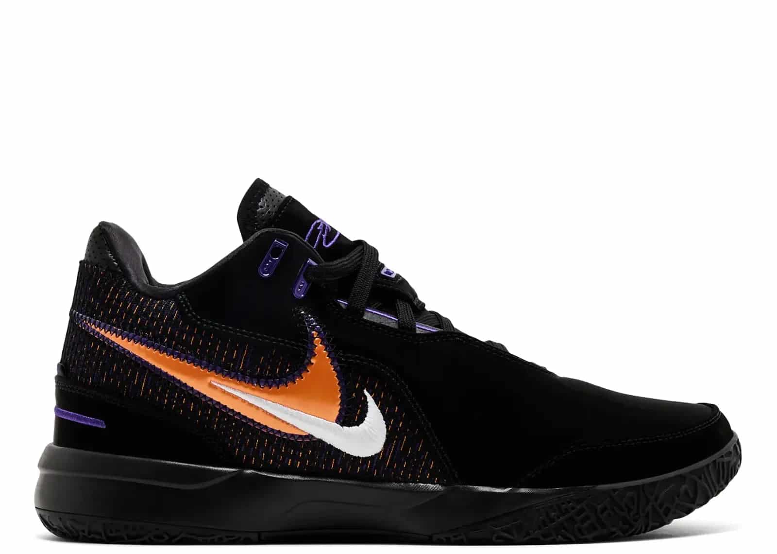 Nike Zoom LeBron NXXT Gen AMPD Black Field Purple Bright Mandarin - Mind Türkiye