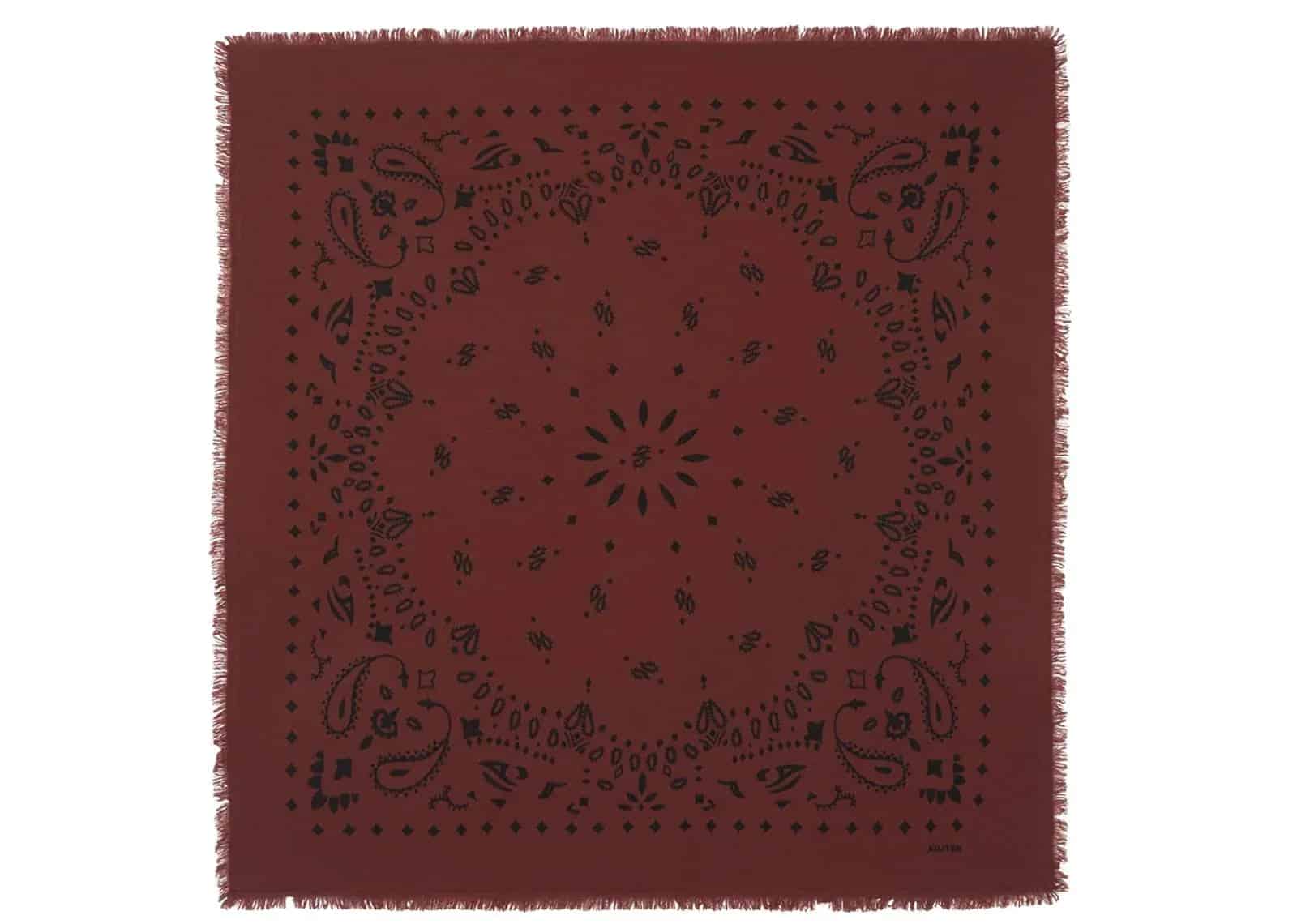 KUJTEN Small Bandana Hachi Earth Burgundy - Mind Türkiye