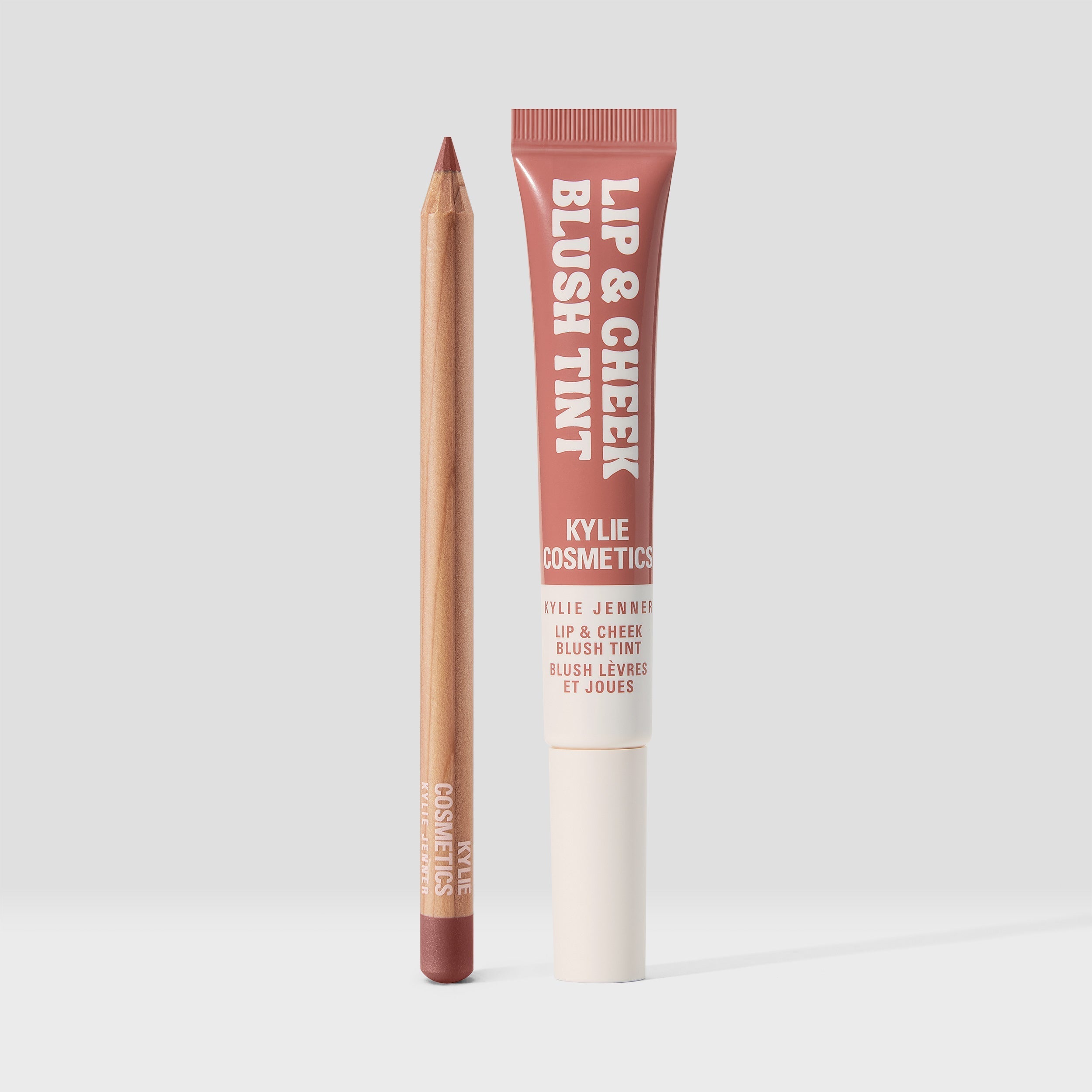 Kylie Lip And Cheek Blush Tint And Precision Pout Lip Liner Duo