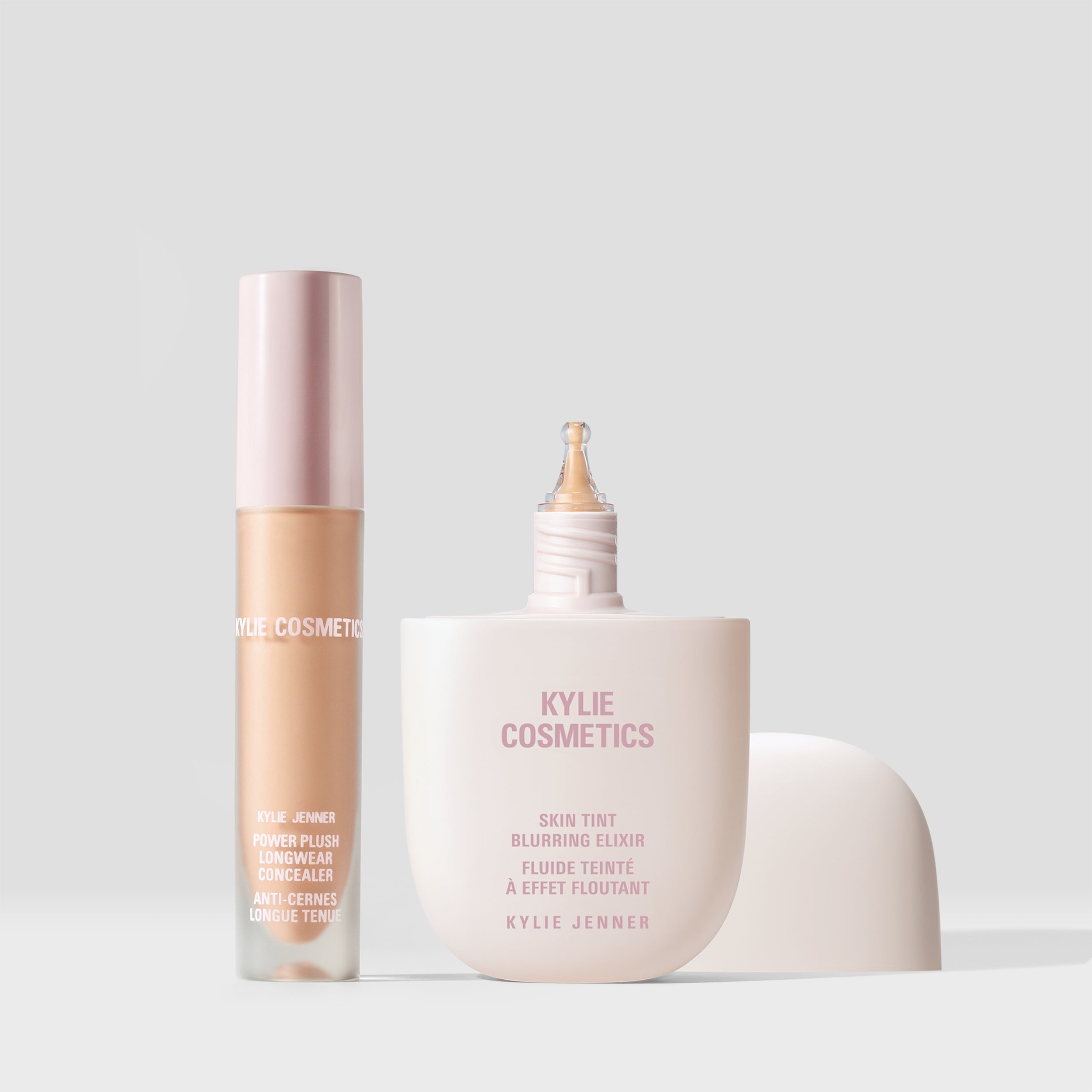 Kylie Skin Tint Blurring Elixir And Power Plush Concealer Duo